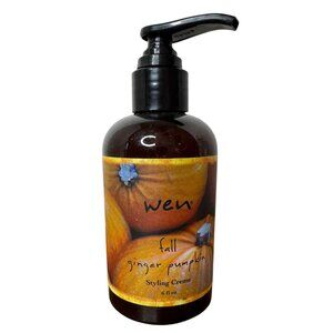 Wen Fall Ginger Pumpkin Styling Creme Frizz Fighter Shine Booster Seasonal 6 oz